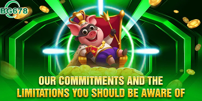 Our commitments and the limitations you should be aware of